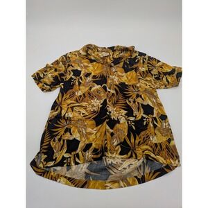 Panama Jack Large Men Hawaiin‎ Shirt Beer Margarita Parrot Cruise Resort Beach